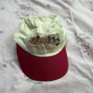 American Girls Cap with Red Brim